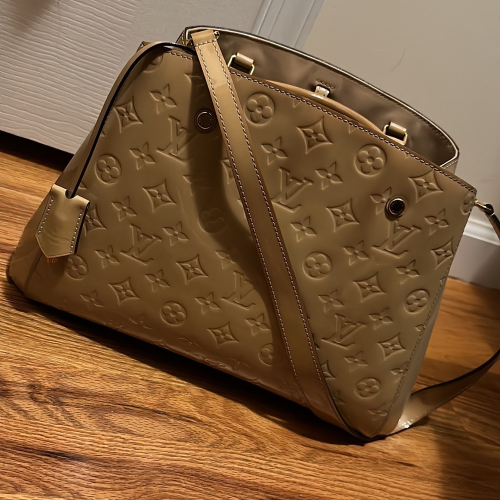 Louis Vuitton Montaigne Vernis BB Dune Bag